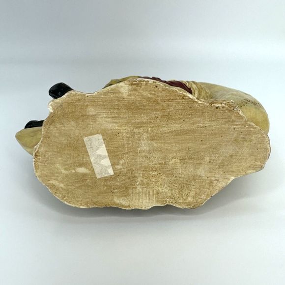 Vintage 1994 Ila Lefever Enesco Santa Resting on the Moon Holding Star Folk Art - Picture 10 of 15